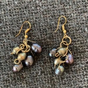 Handmade Pearl Inspired Earrings